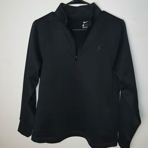 Women's XL Nike 3/4 Zip Pullover || Great condition || Black